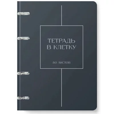 Тетрадь (студ., офис) А5 80л "Туманность" КанцЭксмо ТК805497
