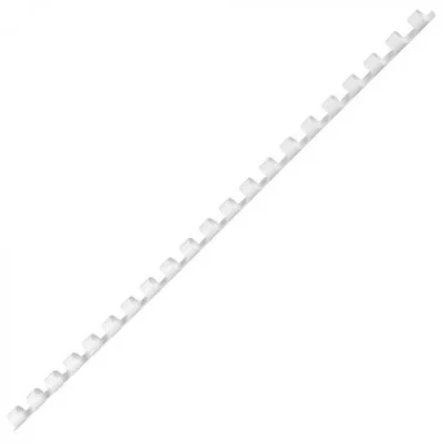 Пружины пластиковые для переплета, цена за 1шт. 8 мм сшивания 21-40 л. белые 531460 Разбор531460