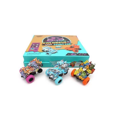 Машина инерционная, свет, в комплекте тестовые элементы питания AG3*3шт., в ассортименте XF259-9