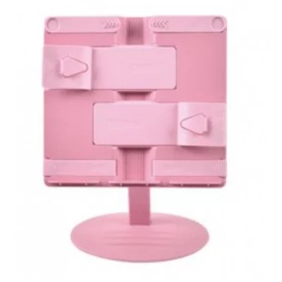 Подставка для книг QH-2 "Розовая на ножке" пластиковая 19.5х21см, в к/кор (1/54)   325929