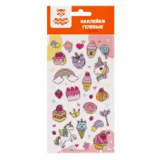 Наклейки гелевые Мульти-Пульти "Сластена ", 22*10см, пакет европодвес 367283