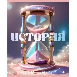 Тетрадь предметная "Сияние" 48л. Скрепка. Клетка soft-touch. Бум. бел. оф 60г. Сияние. История ТТФ489390
