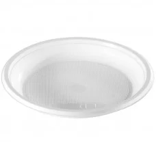 Тарелки одноразовые десертные OfficeClean, набор 100шт., ПП, белые, 16,5см 307580