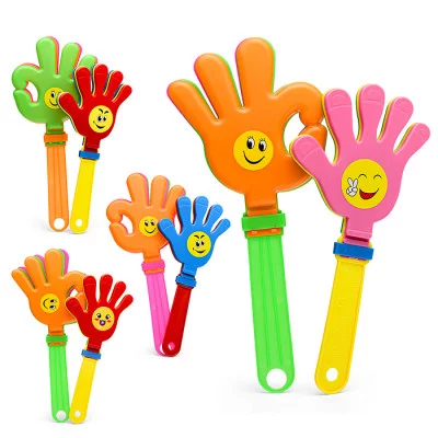Стучалка "Ладошка со смайликом" в ассортименте, в пакете 025C