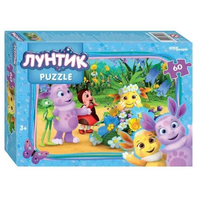 Пазл 60 Лунтик (new 1) 81223 Степ /48/ 833-619