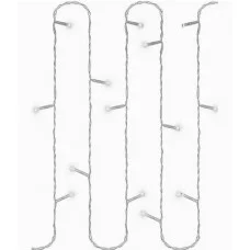 MILED Гирлянда метражная. 10 м 100 ламп холодный белый свет 8 режимов НУ-9780