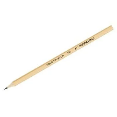 Карандаш ч/г Красин "Конструктор" 7М (7B) шестигран., заточен. 346219