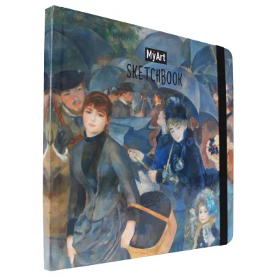 MyArt. КВАДРАТНЫЙ СКЕТЧБУК. Пьер Ренуар. Зонтики 467-0-159-02159-9