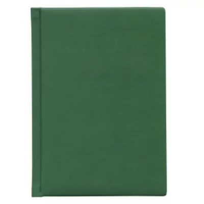 ЕЖЕДНЕВНИК А6, 160л. недатир. ГЛОСС зеленый, перепл.кожзам 160E-8723
