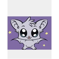 Картина по номерам на холсте 20х16 "Летучая мышка"(д) Знайленд КН2015401