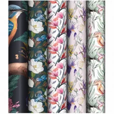 Упаковочная бумага 1шт глянц. 70*100см, MESHU "Весеннее настроение", 80г/м2, ассорти 5 дизайнов 358110