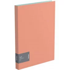 Папка на 4-х кольцах Berlingo "Soft", 25мм, 600мкм, коралловая 306315