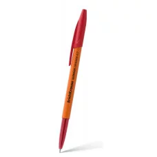 Ручка шариковая ErichKrause Slender Stick Orange 0.7, Super Glide Technology, цвет чернил красный  63091