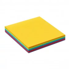 Блок с липким краем 76*76мм 100л Интенсив 5 цветов 10530673