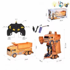 Р/у машина "Truck", 1:12, трансформируется в робота, свет/звук, на аккумуляторах 200605491