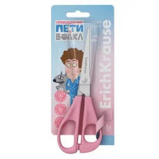 Ножницы ErichKrause Приключения Пети и Волка, 16.5см, ассорти  62000