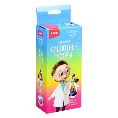 Химические опыты. Кислотные узоры Оп-093