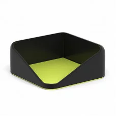 Подставка для бумажного блока пластиковая ErichKrause Forte, Accent, черный с желтым 55976