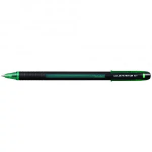 Ручка шариковая ЮНИ Jetstream SX-101-07, зеленый, 0.7 мм.