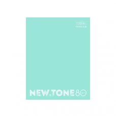 Тетрадь на кольцах 80л клетка ламин "NEWtone Pastel" мята HATBER-PREMIUM 80ТК5A1_05039 223772
