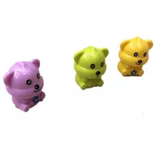 TM"Profit"Точилка с контейнером МЕДВЕЖОНОК (ТК-6313) ассорти, пласт. туба, ТК-6313