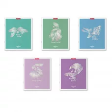 Тетрадь общая ученическая ErichKrause Рыбки 48 листов клетка голография 58289