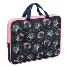 ПМД 2-20 Cool pets -папка менеджера А4(ручка - тесьма),п/э с диз., 350х265x45 мм