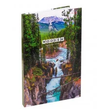 ЗАПИСНАЯ КНИГА А4 200л. УЩЕЛЬЕ В ЛЕСУ (200-5765) перепл. 7БЦ, глянц.ламинация 200-5765