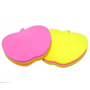 Блок самоклеящийся INTELLIGENT BL-86 Яблоко, неон, цвет ассорти 129153