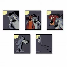 Тетрадь общая ученическая ErichKrause Жил-был Пес 48 листов клетка выборочный 60631