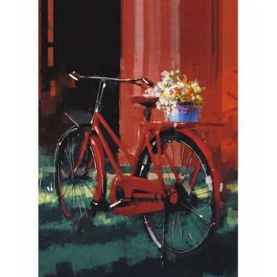 Книга для записей А6 64л Прогулка на велосипеде КанцЭксмо КЗБ6644087