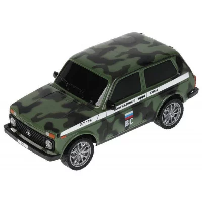 Машина р/у LADA 4x4 18 см, свет, камуф, кор 326225 LАDА4Х4-18L-МIL