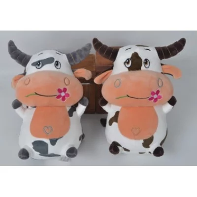 Мягкая игрушка из плюша "Бычок 5", размер 26 см. цвет микс, в пакете N20249/РК