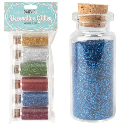 Декоративные блёстки 6 цветов 6шт (набор) DV-11775