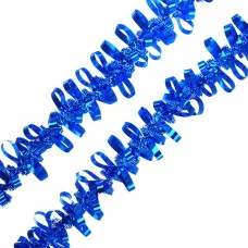 Мишура "Бантики" синяя d-45 М2504