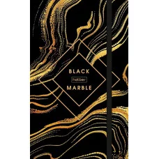 Записная книжка, Hatber, Black marble А6, 80-50л, 80-50ЗКт6Вгр_32859