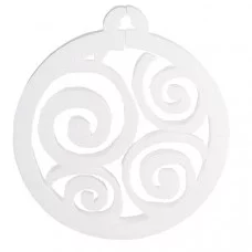Заготовка для декор пенопласт 25см "Шар ажурный" е/п ЛИСТ-АРТ 153651(162646) 184546
