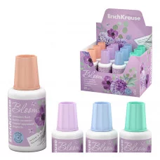 Корректирующая жидкость с кисточкой ErichKrause Pastel Bloom, 20г, ассорти 61927