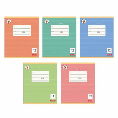 Тетрадь А5 12л "Любимая палитра " КанцЭксмо ТКЛЛ128119