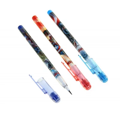 Карандаш сегментный ERICH KRAUSE "Мстители-2" корпус фиолет 37819