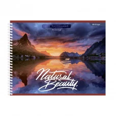 Альбом для рисования 245*195 мм, 40л, Alingar, гребень 210г/м2  «Natural beauty» AL10775