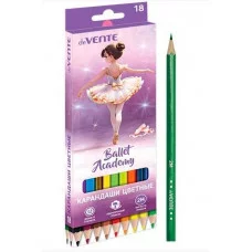 Карандаши 18цв "Ballet academy" карт упак е/п DEVENTE 5023535 098804