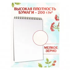 MyArt. СКЕТЧБУК для АКВАРЕЛИ А5 на гребне. РЯБИНОВЫЙ ВЕНОК 467-0-159-20865-5