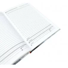 ЕЖЕДНЕВНИК А5,80л. ЯРКИЙ ГРАНАТ (80-0392) 7БЦ,контраст,цв.мел обл,недатир 80-0392