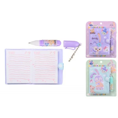 Блокнот+ручка ЗАЯЦ И ДРУЗЬЯ блокнот 8*10,5 см+мини-ручка, яркий с рисунком МС-5835