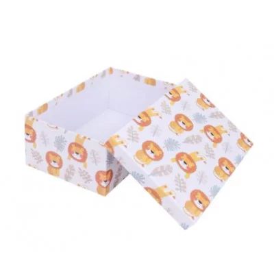 Коробка прямоугольная подарочная Львята 27X20X11.5 см РазборКОР-7812