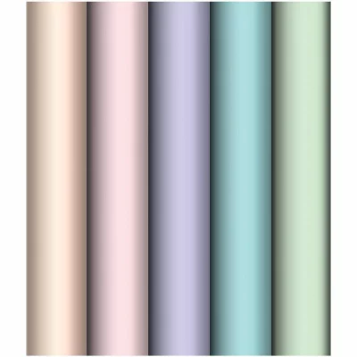 Упаковочная бумага глянц.цена за 1 рулон, 70*100см, MESHU "Пастельные тона", 80г/м2, ассорти 5 дизайнов, без выбора 358122