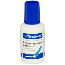 Корректирующая жидкость OfficeSpace, 12мл, на химической основе, с кистью Спейс 213882