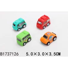 Машинка инерционная 5 см "Городской транспорт" виды микс (Арт. 1737126)