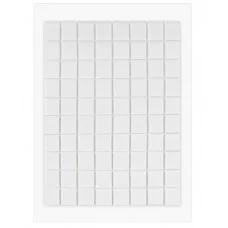 Клеевые подушечки многоразовые BRAUBERG, 80 шт., бесследное удаление, белые, 608780